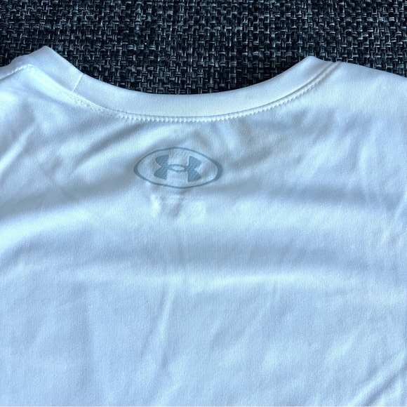 NWT Under Armour Girl’s Logo Tee Size Small - Picture 6 of 7